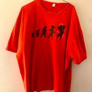 Ript xxxl anime red t-shirt